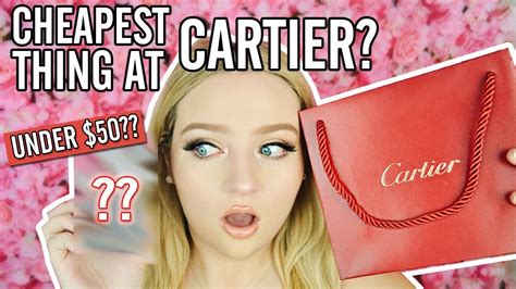 cheapest thing from cartier